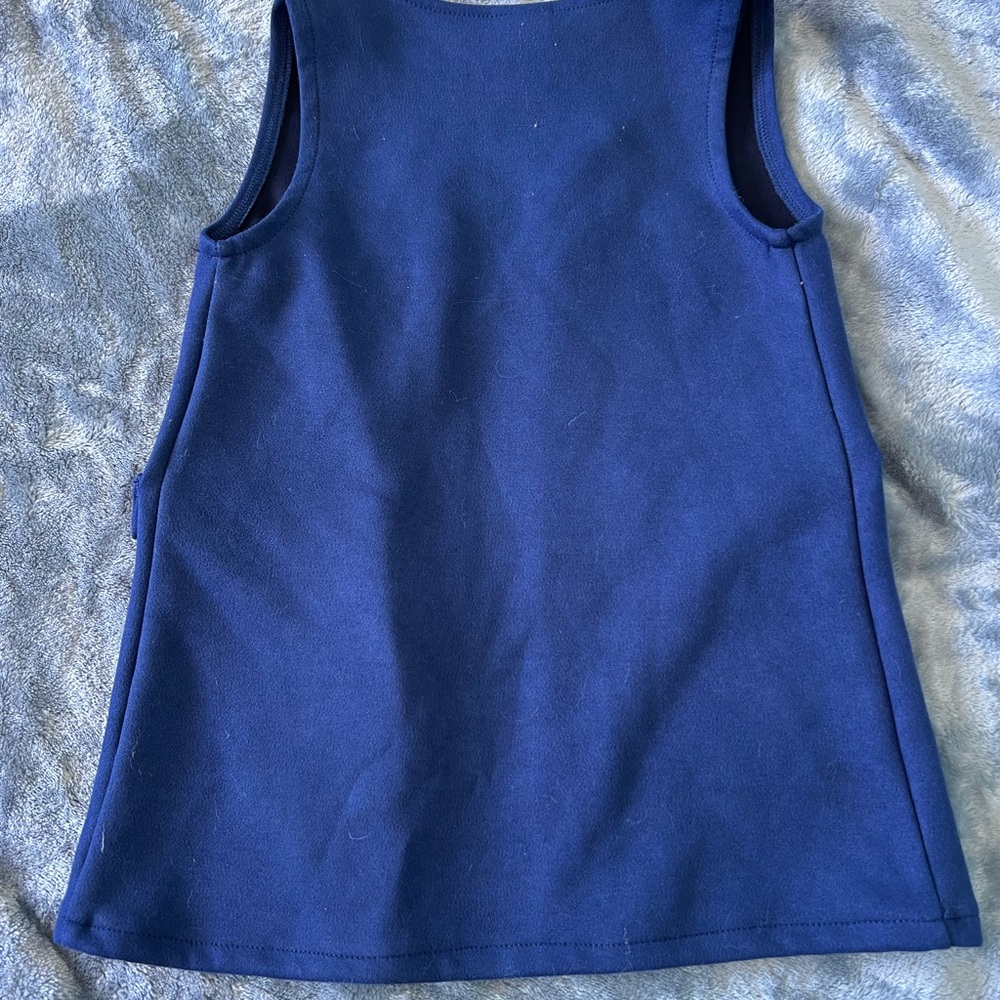Draper James Navy V-Neck Dress